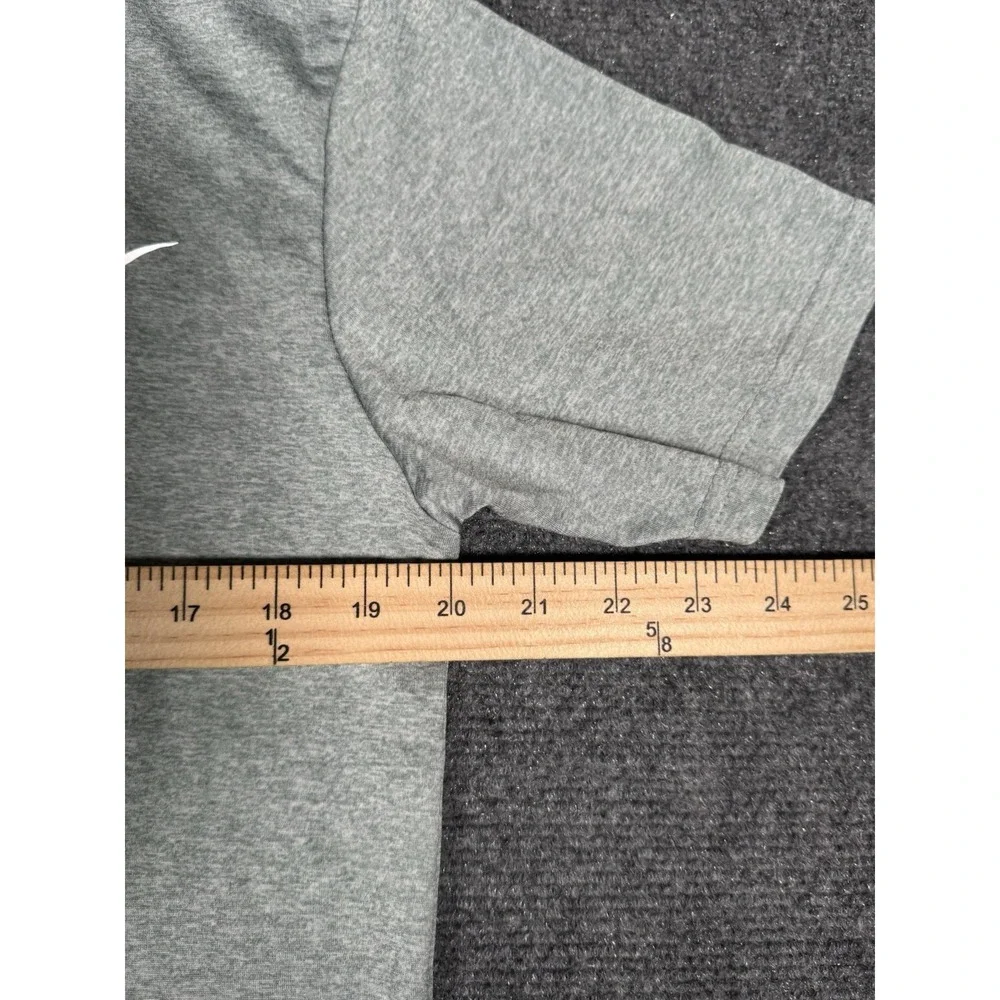 Nike Pro Training Shirt Mens Small Gray Gym Hiking Running‎ Stretch Swoosh EUC